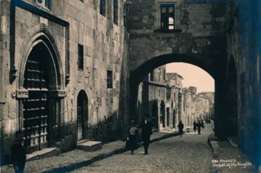 La vieille ville de Rhodes, Grèce, 1936