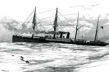 Le paquebot Orient de la Compagnie de Navigation à Vapeur de l