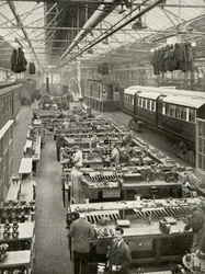 Révision du matériel roulant souterrain appartenant au London Passenger Transport, 1935-36
