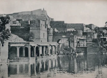 Le réservoir de Padam Sagar à Jodhpur