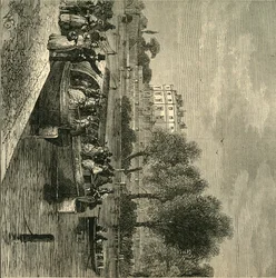 Le canal de Paddington, 1840, vers 1876