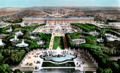 Le château de Versailles, Paris, France, début du XXe siècle