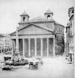 Le Panthéon, Rome, Italie, fin du 19e siècle