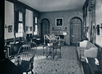 Le Salon de la Taverne Raleigh, vers 1938
