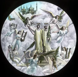Les pèlerins couronnés, vers 1910
