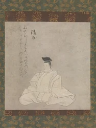 Le poète Fujiwara Kiyotada
