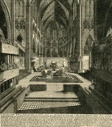 Les préparatifs du couronnement de Jacques II et de sa reine en 1685, 1881.