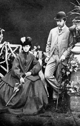 Le Prince et la Princesse de Galles, 19e siècle, 1910