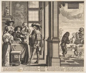 Le Fils Prodigue Quitte la Maison, vers 1636