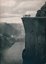 La Chaire à Lysefjord, 1914