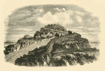 La pyramide de Cholula, 1890