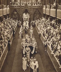 La procession de la reine mère, 12 mai 1937
