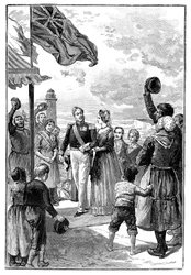 La visite de la reine en France