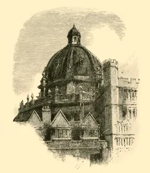 La bibliothèque Radcliffe, depuis la cour de Brasenose