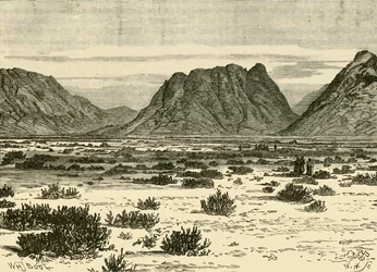 Le Ras Sufsafeh Mont Sinaï, 1890