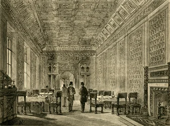 Salle de rafraîchissement de la Chambre des Lords, 1881