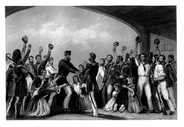 Le soulagement de Lucknow par le général Havelock, révolte indienne, 15 septembre 1857, 1880