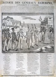 Le retour du général Ramorino, 1831