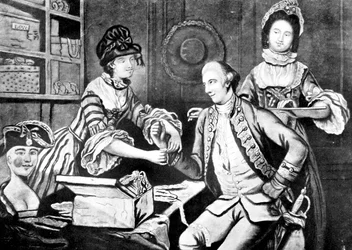 Les rivales modistes, 1770