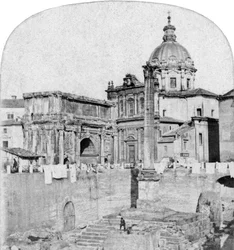 Le Forum Romain, Rome, Italie, début du 20ème siècle