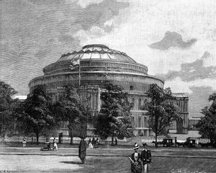 Le Royal Albert Hall, Kensington, Londres, 1900