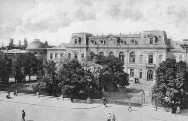 Le Palais Royal à Bucarest, Roumanie, début du 20ème siècle