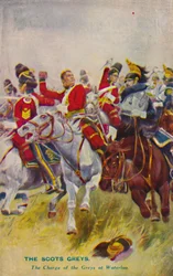 Les Royal Scots Greys. La charge des Greys à Waterloo