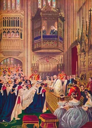 Le Mariage Royal, Chapelle Saint-Georges, Windsor, 10 mars 1863, 1910