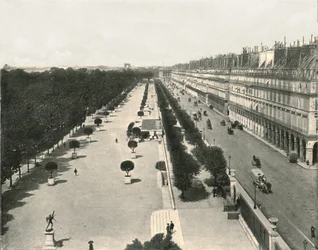 La Rue de Rivoli, Paris, France, 1895