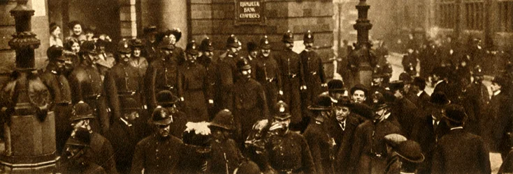 La ruée sur la banque Birkbeck, 1910