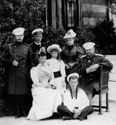 La famille impériale russe, vers 1894