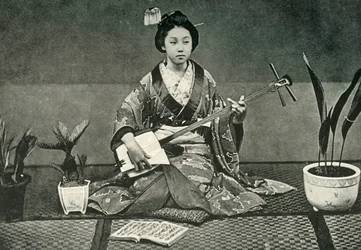 Le Samisen, 1891