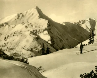 Le Schoberspitze, Styrie, Autriche, vers 1935