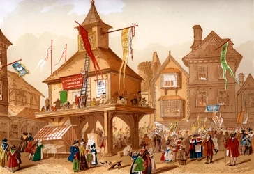 Le Jubilé de Shakespeare à Stratford-upon-Avon, vers 1850