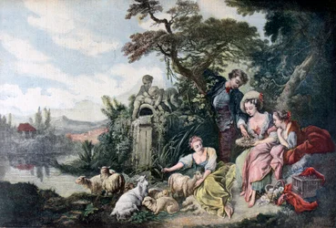 Le Cadeau des bergers, ou Le Nid, 1892