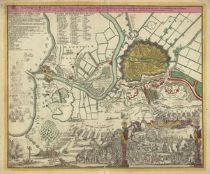 Le siège de Dantzig, 1734