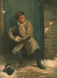 Le lanceur de boules de neige, 19e siècle
