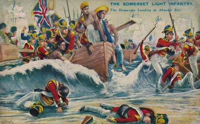 Le Somerset Light Infantry. Le débarquement désespéré à la baie d