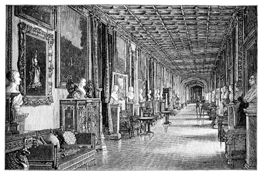Le couloir sud-est, château de Windsor, 1900