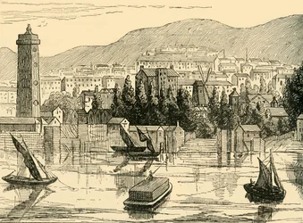 Le côté sud de la Tamise, pris depuis Adelphi Terrace