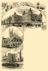 Les banlieues sud, vers 1878