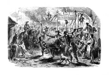 Les émeutes du timbre à New York, vers 1765, 1872