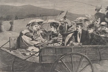 La promenade en charrette, Harper