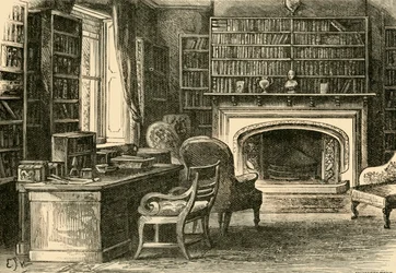 Le bureau à Hawarden, 1898