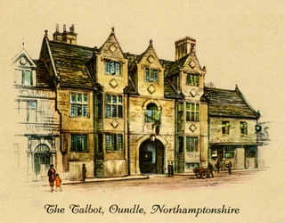 Le Talbot, Oundle, Northamptonshire, 1936