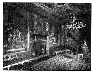 La salle des tapisseries, palais de St James, Londres