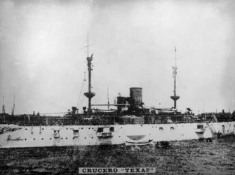 Le cuirassé Texas, 1898