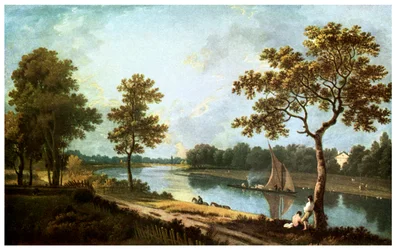 La Tamise, Twickenham, vers 1762