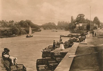 La Tamise à Maidenhead, 1902