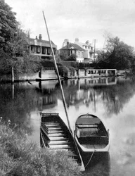 La Tamise près de Weybridge, Surrey, Angleterre, 1924-1926